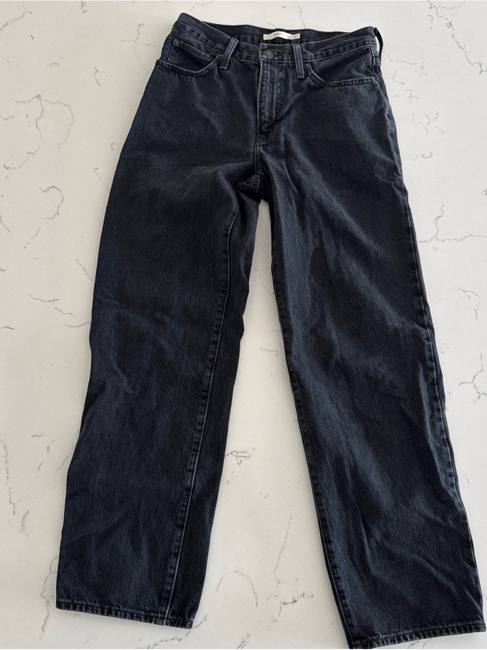 Levi’s Black ‘94 Baggy Jeans Size 27 30” inseam Women’s High Rise Vintage Wash